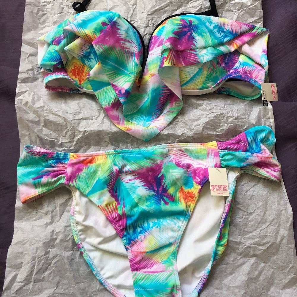 Victoria's Secret PINK Tropical Swim Set